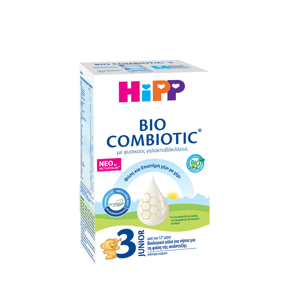 HIPP - HiPP 3 Bio Combiotic με Metafolin (από τον 12ο μήνα) - 600gr